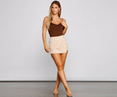 Karierter Skort „Level Up“